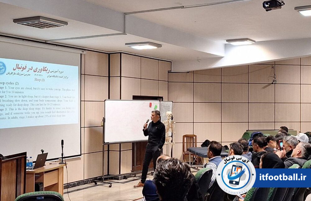 گزارش برگزاری کارگاه حضوری و آنلاین ریکاوری فوتبال